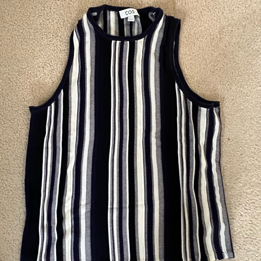 COS Kids Bodysuit - Navy and White Stripes